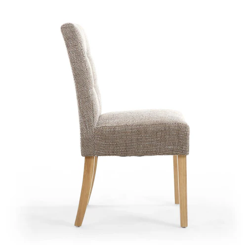 Moseley Waffle Tweed Oatmeal In Natural Legs - Set Of 2 - Image 5