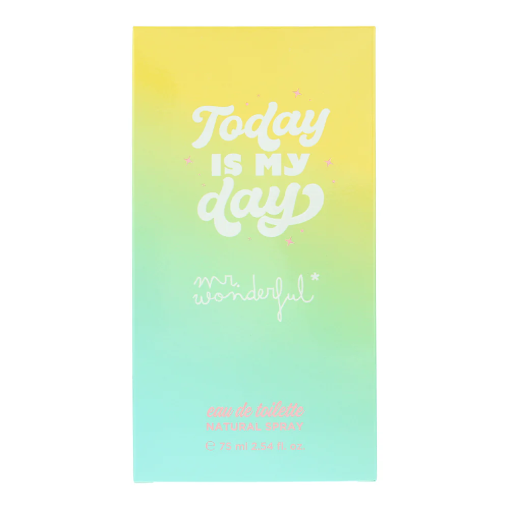 Mr Wonderful Today Is My Day Eau De Toilette 75ml - Image 3