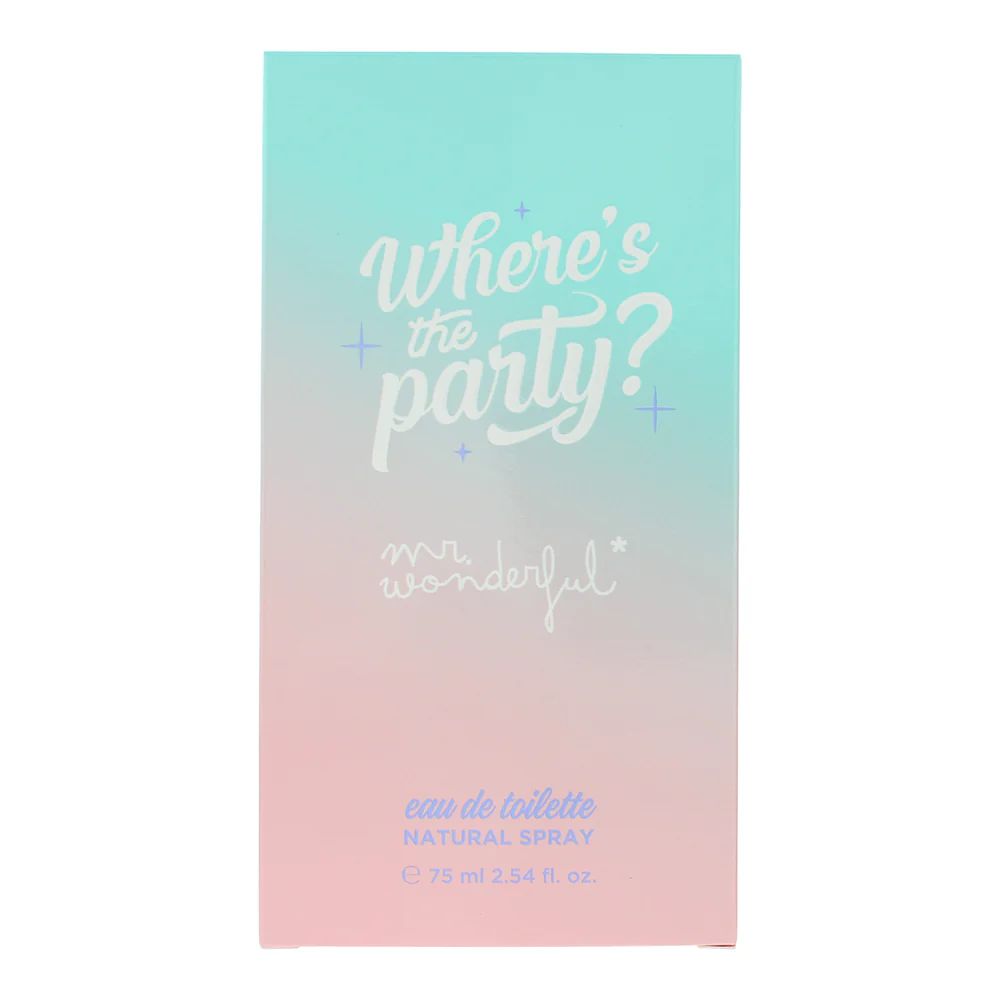 Mr Wonderful Where's The Party? Eau De Toilette 75ml - Image 3