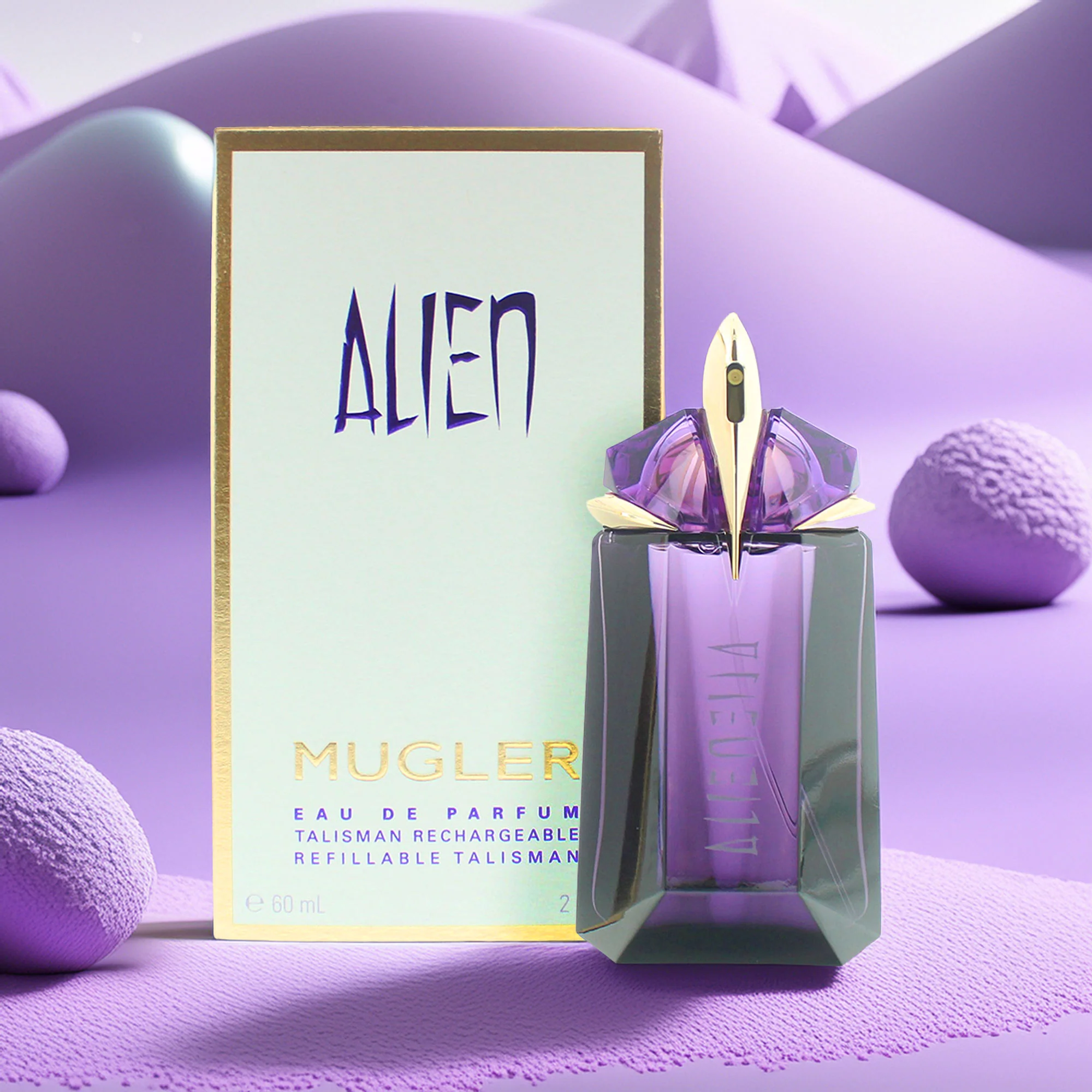 Mugler Alien Refillable Eau De Parfum 60ml - Image 3