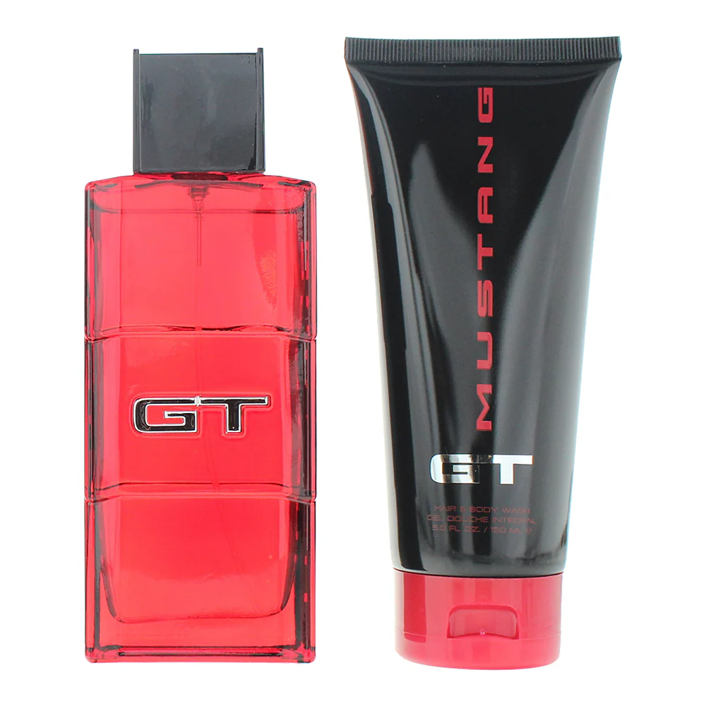 Mustang GT Photobox 2 Piece Gift Set: Eau De Toilette 100ml - Hair & Body Wash 1 - Image 2
