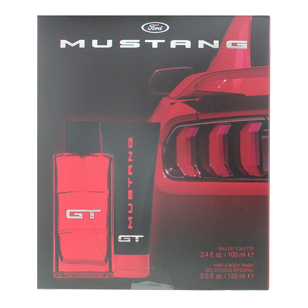 Mustang GT Photobox 2 Piece Gift Set: Eau De Toilette 100ml - Hair & Body Wash 1 - Image 3