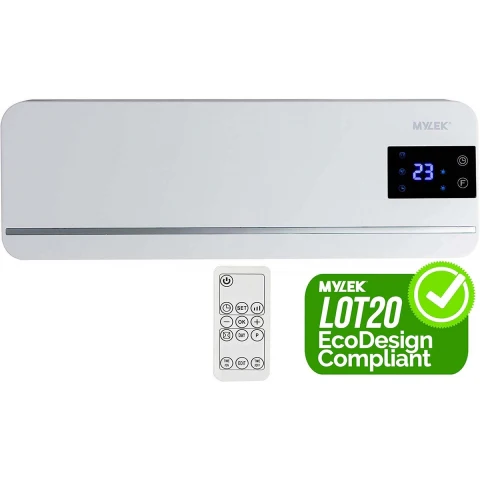 MYLEK Electric 2kW OverDoor Fan Heater Air Curtain & Cooling Fan LED Display - Image 4