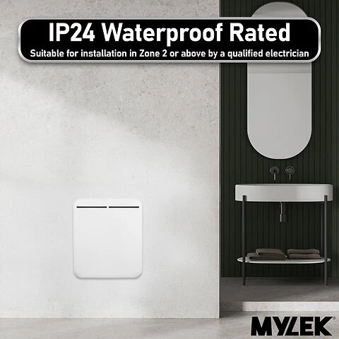 MYLEK Electric Panel Heater - Wall Mounted Or Free Standing 1000w - Image 6
