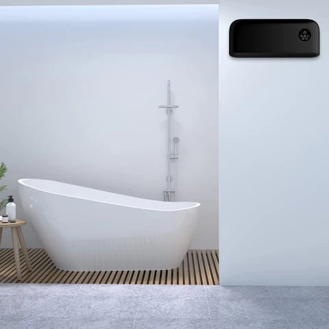 MYLEK Over Door Heater 2000W Wall Mounted Indoor Overdoor Hot Air Downflow Curtain Silver - Image 15