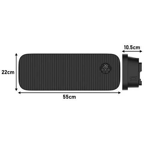MYLEK Overdoor Black Air Curtain Heater Fan 2000W, Smart WIFI App Or Remote Control 2kw - Image 3