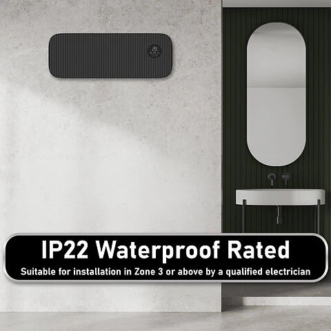 MYLEK Overdoor Black Air Curtain Heater Fan 2000W, Smart WIFI App Or Remote Control 2kw - Image 5