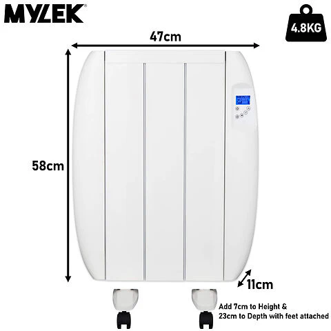 MYLEK Panel Heater Radiator Electric With Programmable Digital Timer - Image 10