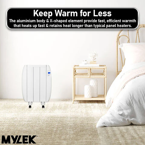 MYLEK Panel Heater Radiator Electric With Programmable Digital Timer - Image 7