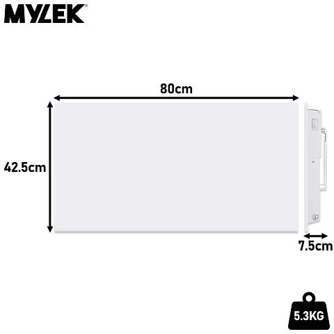 MYLEK Panel Space Heater White Eco, Smart And WiFi App Slimline Low Energy - Wall Mounted, Bathroom IPX4 - Image 16
