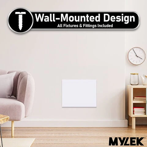 MYLEK Panel Space Heater White Eco, Smart And WiFi App Slimline Low Energy - Wall Mounted, Bathroom IPX4 - Image 8