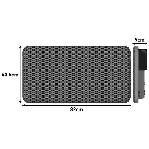 Mylek Radiator Mica Panel Radiant Heater, Wifi Enabled Smart APP 2000W Electric, Triac Thermostat - Image 3