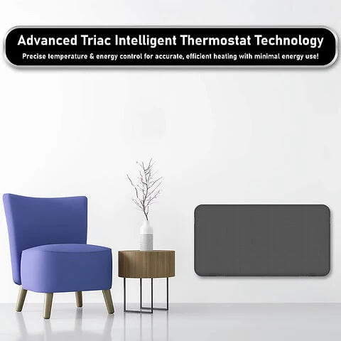 Mylek Radiator Mica Panel Radiant Heater, Wifi Enabled Smart APP 2000W Electric, Triac Thermostat - Image 5