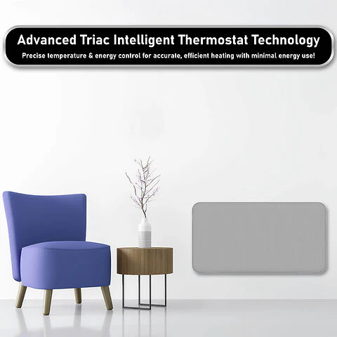 Mylek Radiator Mica Panel Heater, Wifi Enabled Smart APP 2000W Electric, Triac Thermostat - Image 5