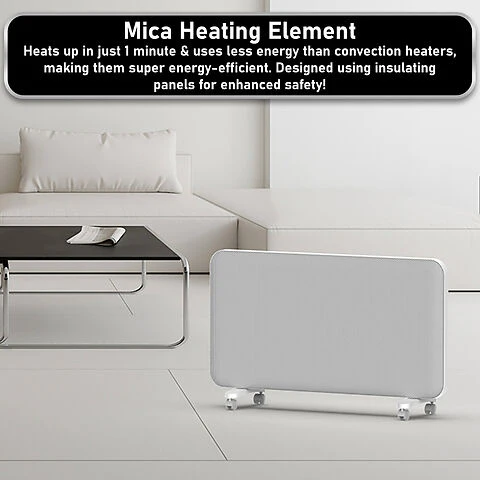 Mylek Radiator Mica Panel Heater, Wifi Enabled Smart APP 2000W Electric, Triac Thermostat - Image 6