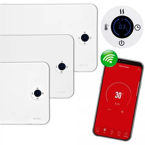 MYLEK Smart Wifi Electric Panel Heater Radiator With Thermostat - Image 6