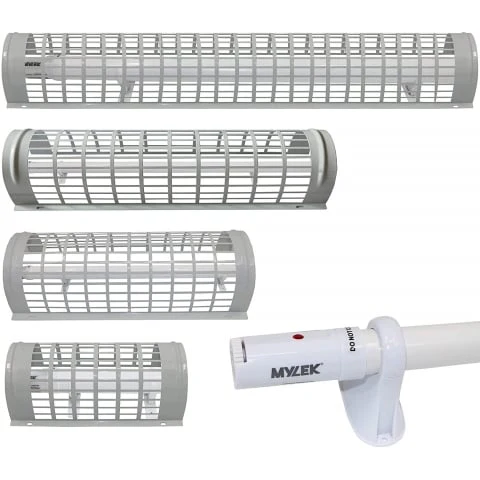 Mylek Tubular Heater 135W - 1050mm - Low Energy Tube - Built In Thermostat And Mounting Brackets Greenhouse, Garage, Caravan - Image 8