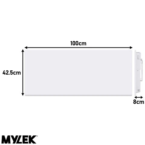 MYLEK Wall Mounted Slimline White Panel Heater Daily And Weekly Timer, Digital Thermostat - Image 14
