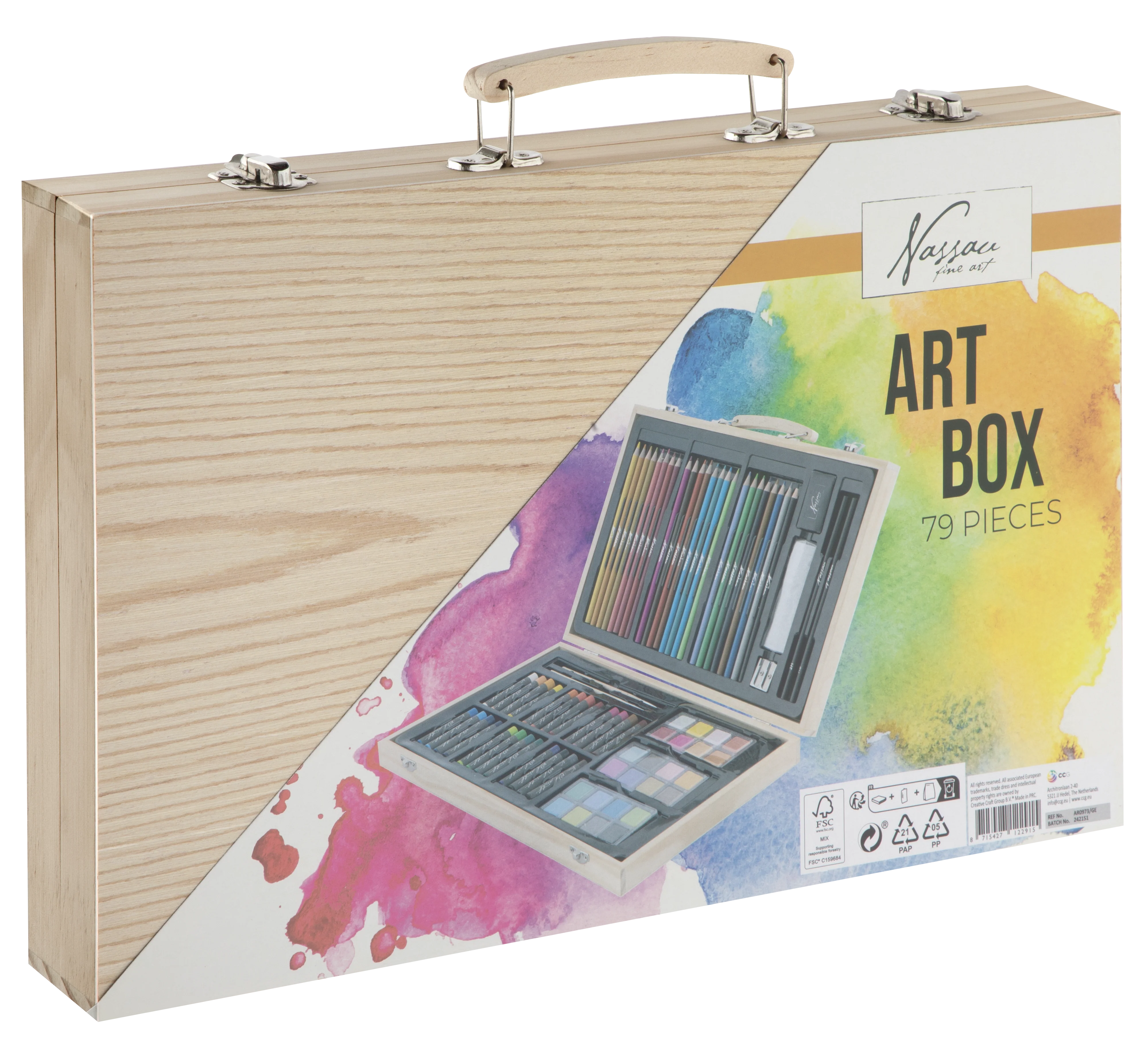 Nassau Fine Art 79-Piece Art Set - Image 2