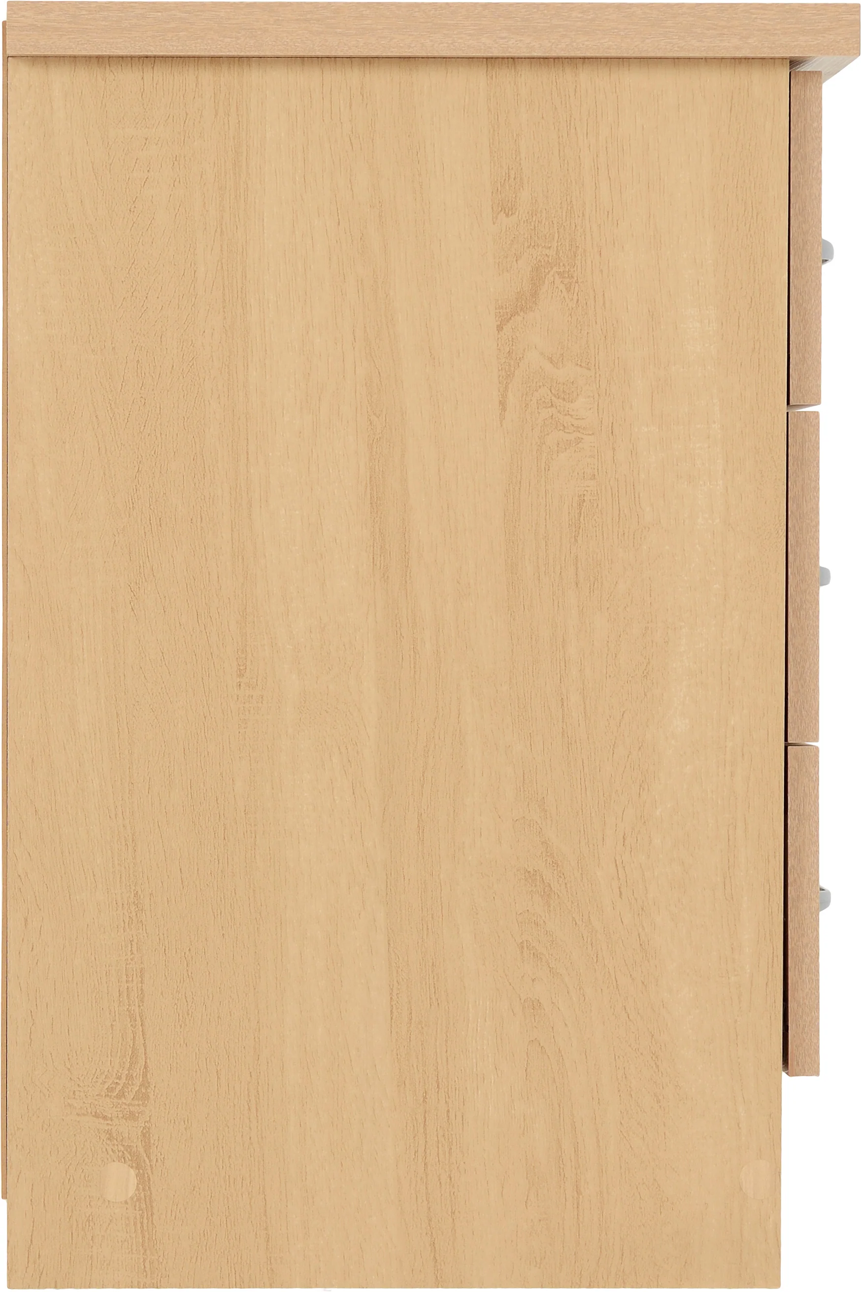 NEVADA 3 DRAWER BEDSIDE - SONOMA OAK EFFECT - SONOMA OAK EFFECT - Image 4