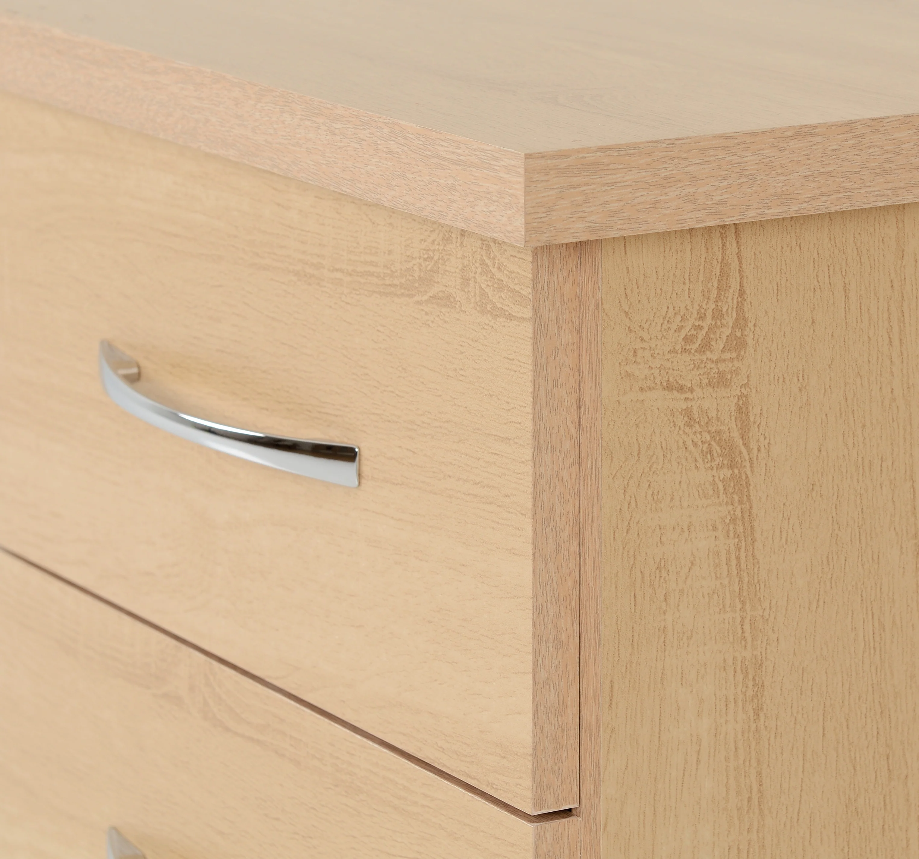 NEVADA 3 DRAWER BEDSIDE - SONOMA OAK EFFECT - SONOMA OAK EFFECT - Image 6