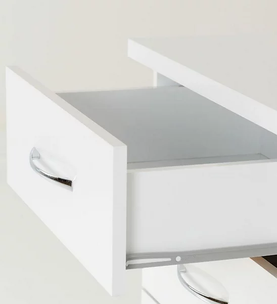NEVADA 5 DRAWER NARROW CHEST - WHITE GLOSS - Image 7