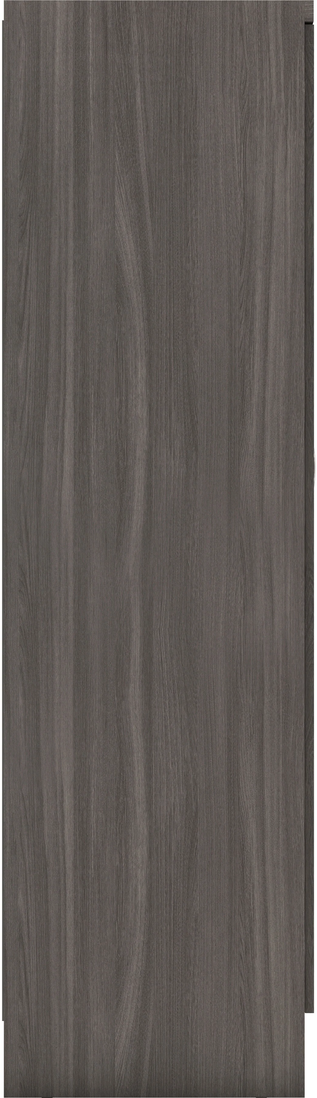 NEVADA 6 DOOR 2 DRAWER WARDROBE - BLACK WOOD GRAIN - Image 4