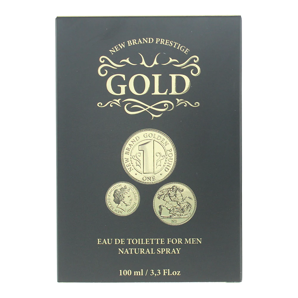 New Brand Gold For Men Eau de Toilette 100ml - Image 3
