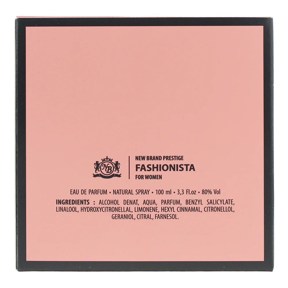 New Brand Prestige Fashionista For Women Eau De Parfum 100ml - Image 3
