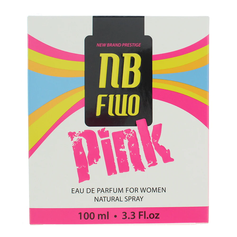 New Brand Prestige Fluo Pink Eau de Parfum 100ml - Image 3