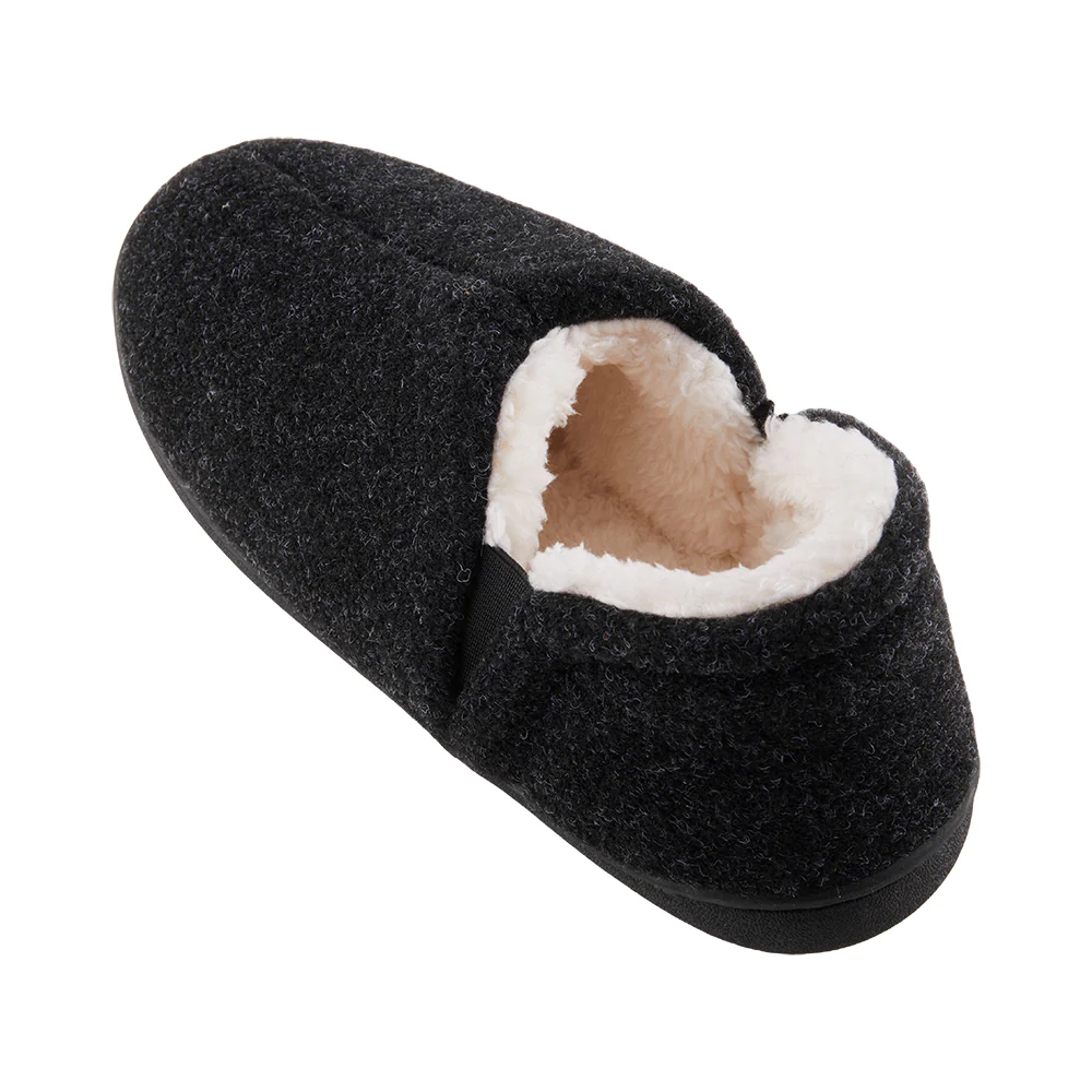 Non-Slip Fluffy Winter Slippers - Black - Image 5