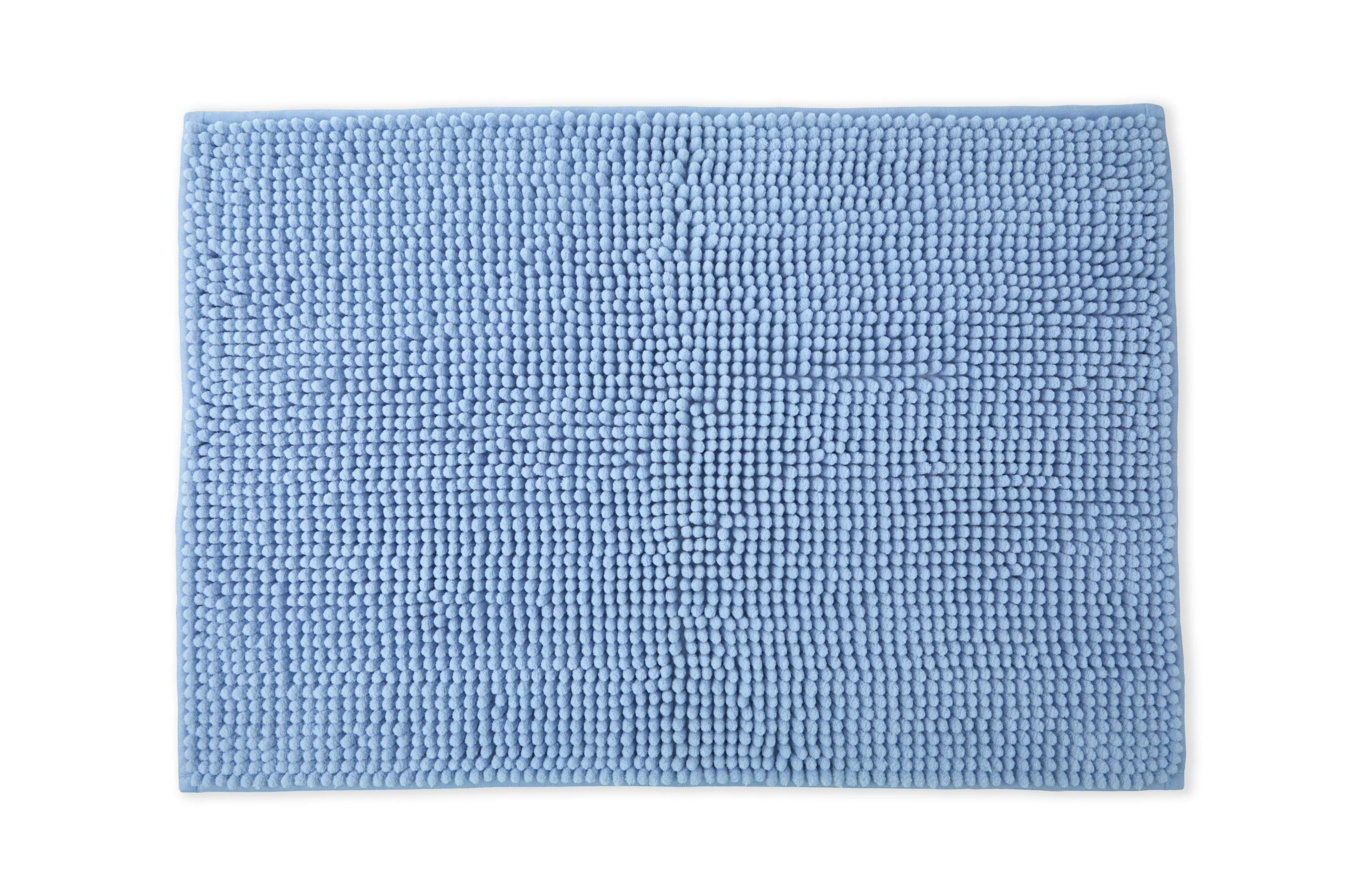 Noodle Soft Touch Non-Slip Bathroom Rug in Blue - Image 3