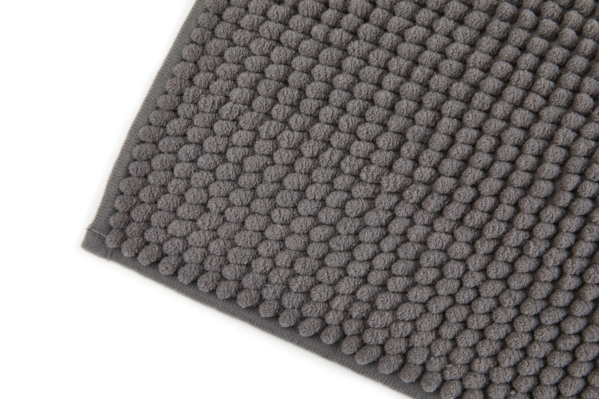 Noodle Soft Touch Non-Slip Bathroom Rug in Graphite - Image 3