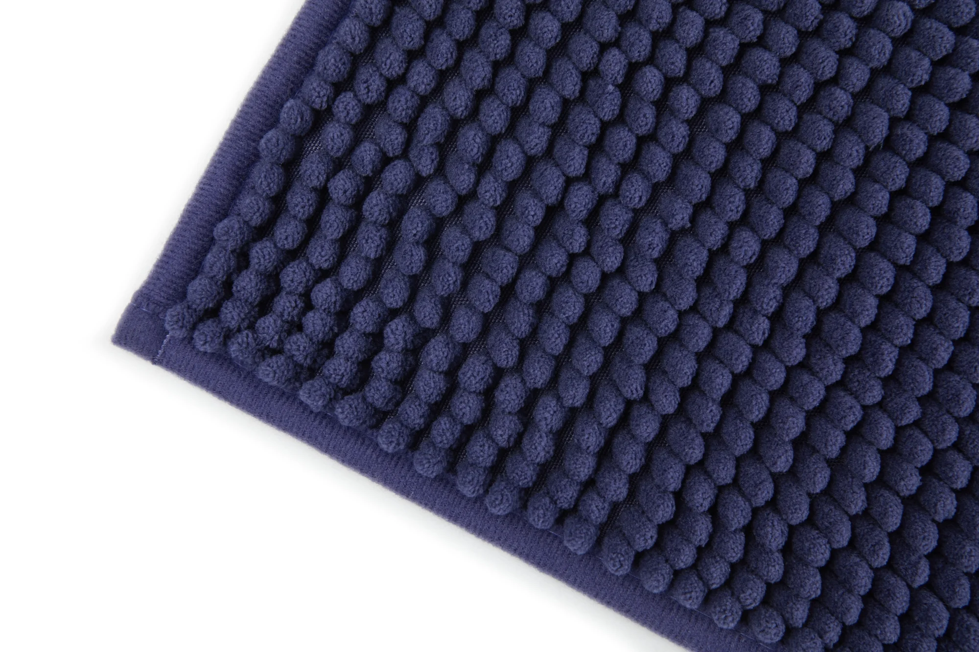Noodle Soft Touch Non-Slip Bathroom Rug in Navy - Image 3