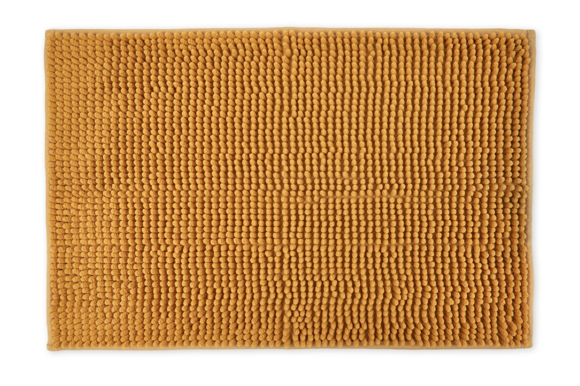 Noodle Soft Touch Non-Slip Bathroom Rug in Ochre - Image 2