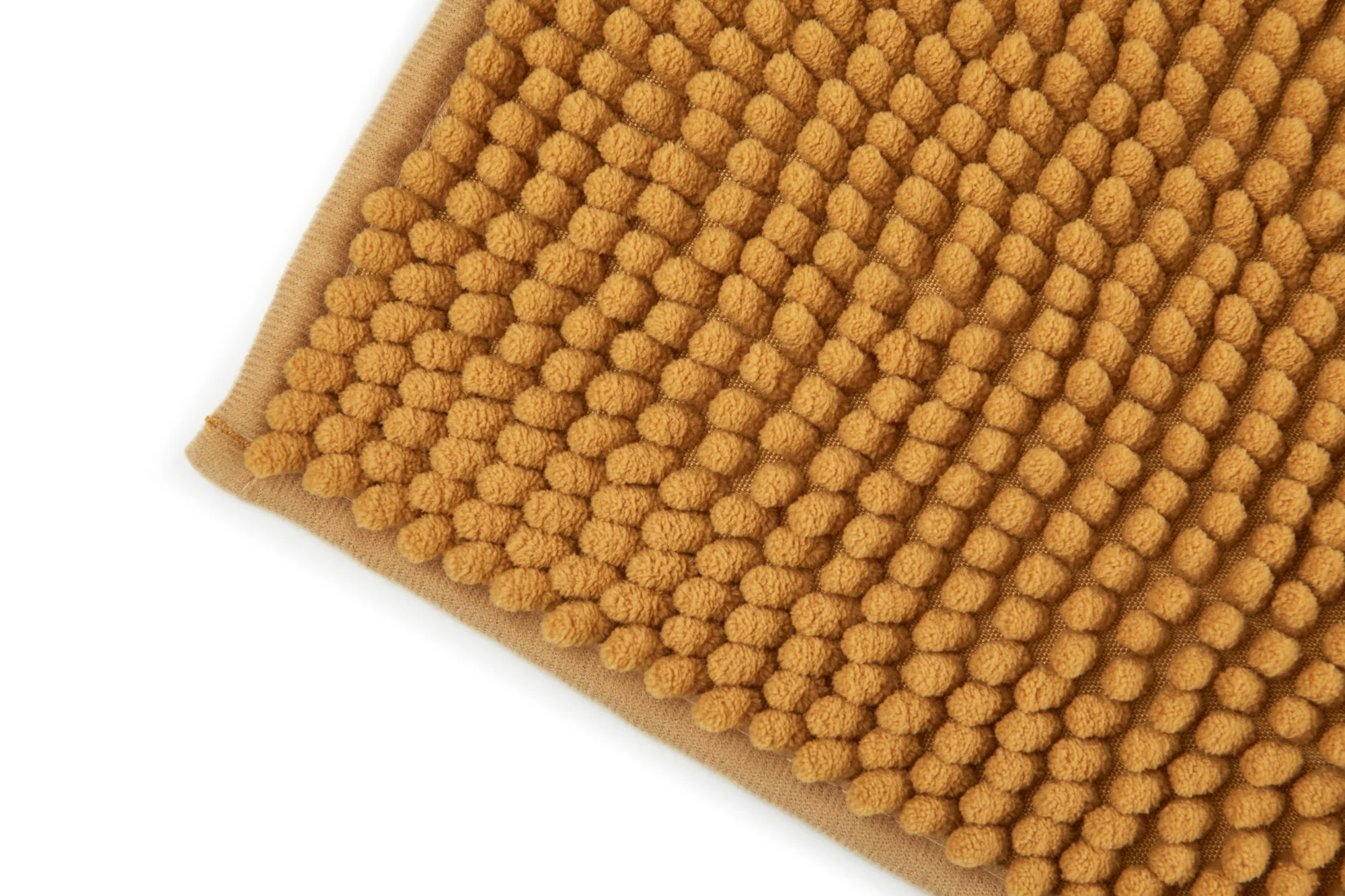 Noodle Soft Touch Non-Slip Bathroom Rug in Ochre - Image 3