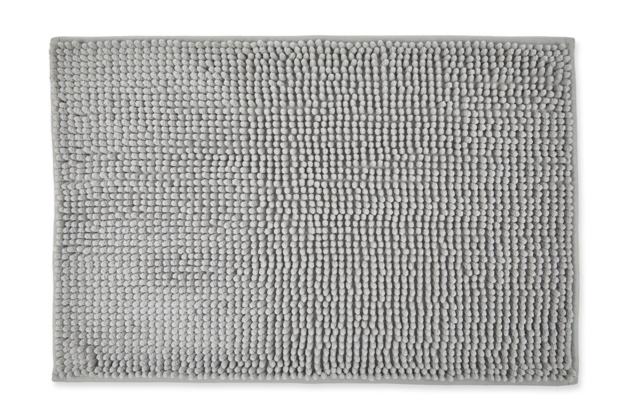 Noodle Soft Touch Non-Slip Bathroom Rug in Silver - Image 2
