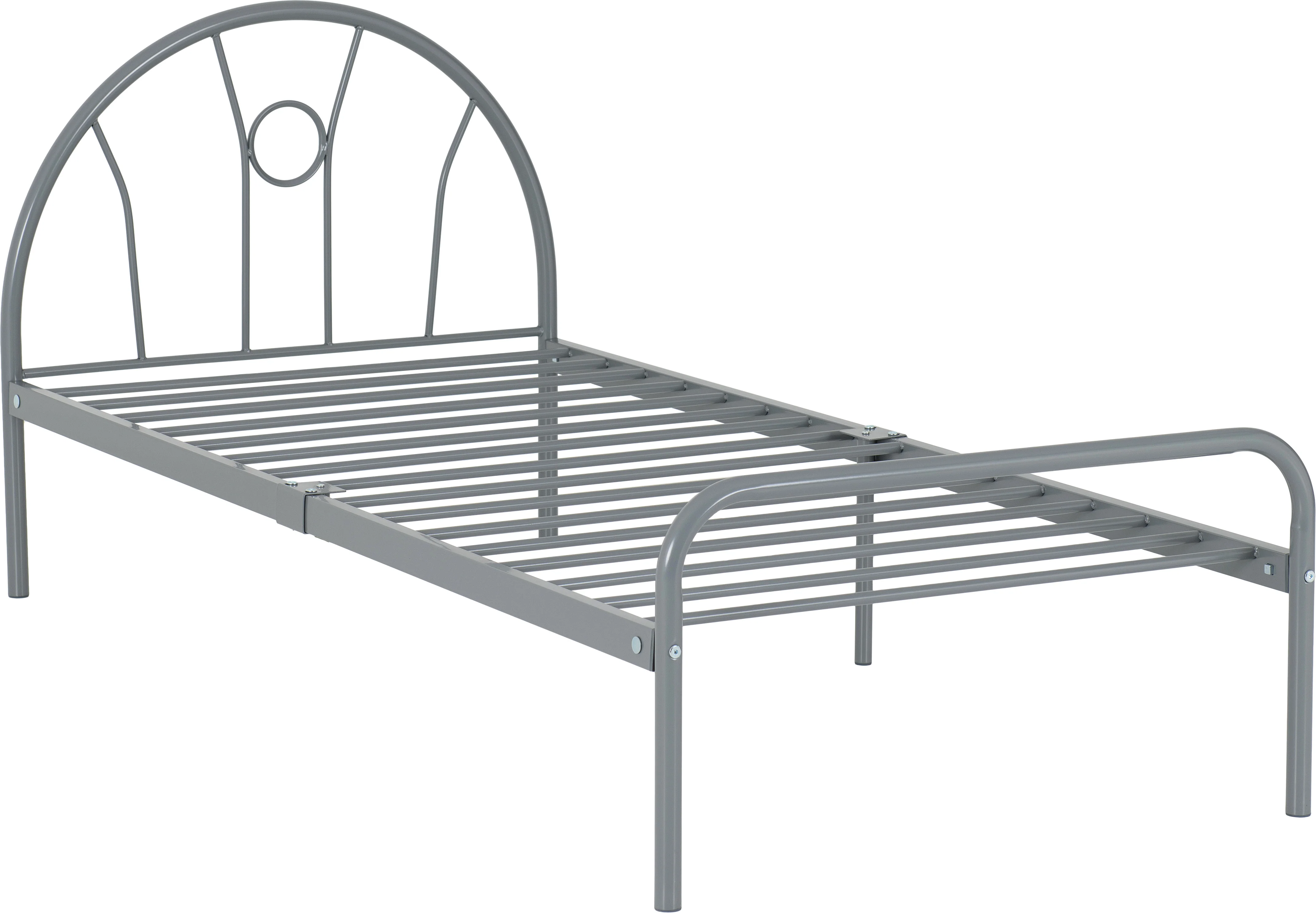 NOVA 3' SINGLE BED - SILVER - Image 2
