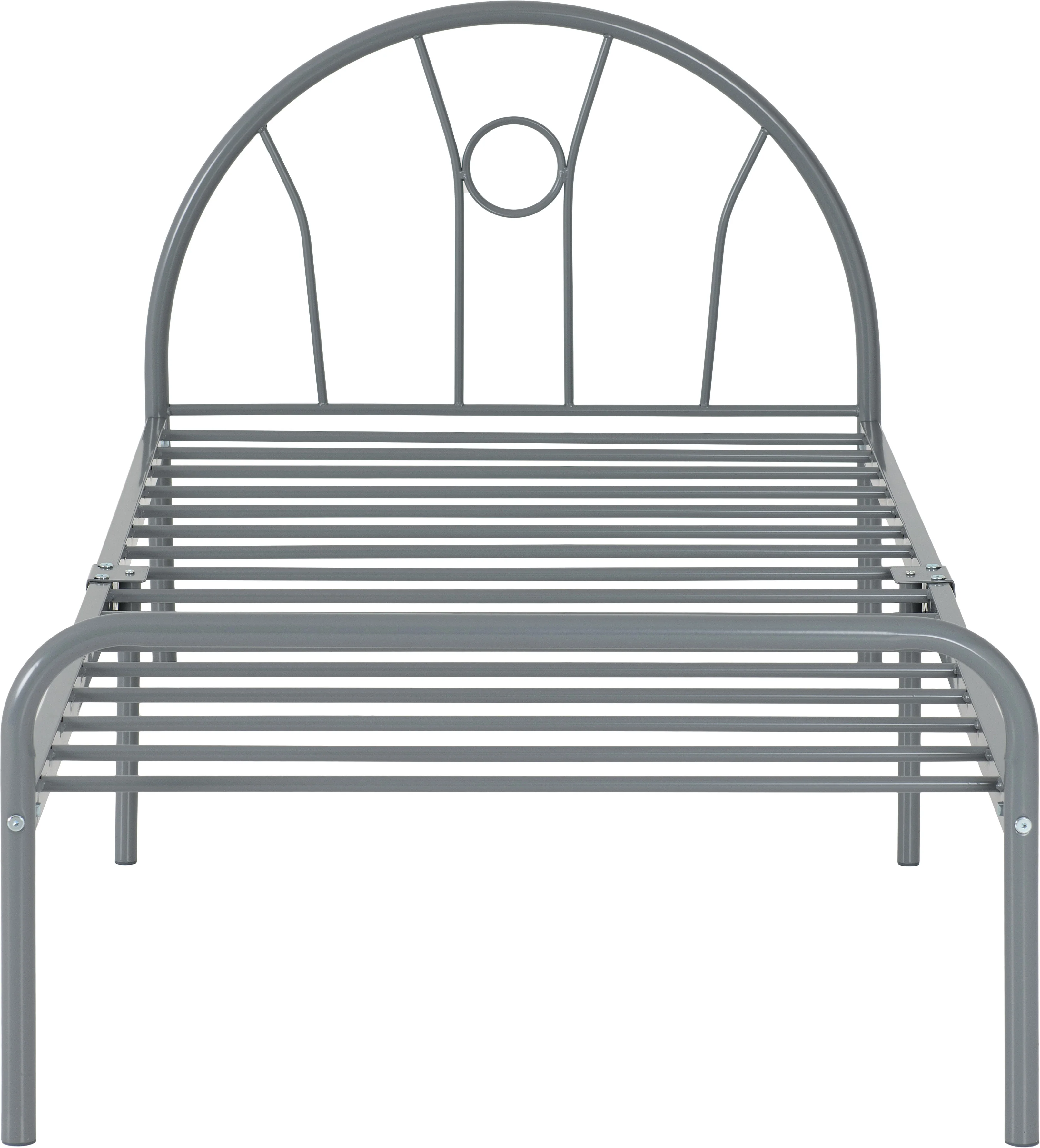 NOVA 3' SINGLE BED - SILVER - Image 3