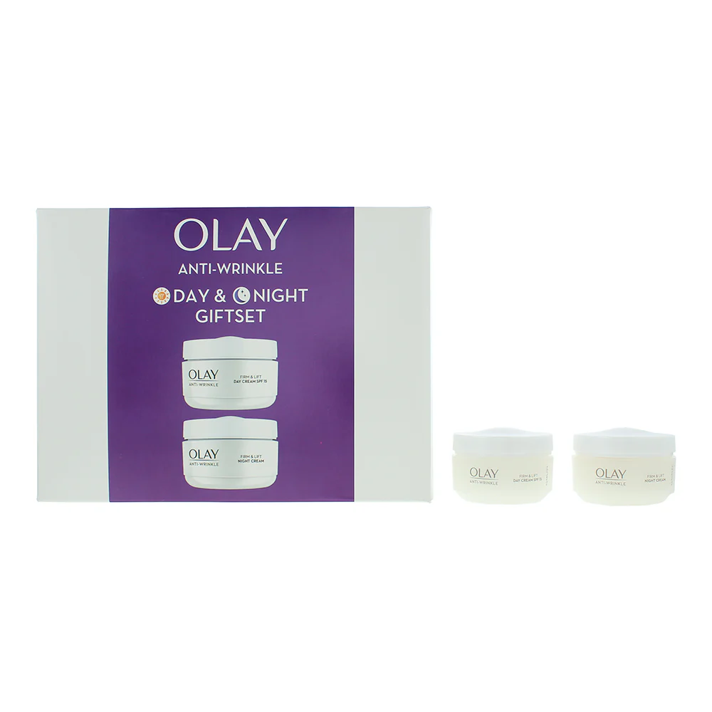 Olay Anti-Wrinkle Day & Night 2 Piece Gift Set: Day Cream 50ml - Night Cream 50