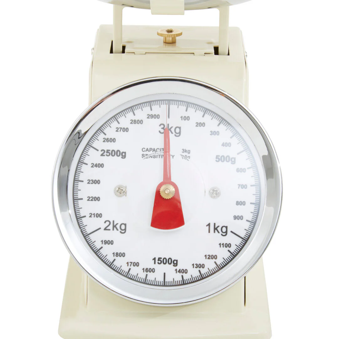 Olivier 3kg Cream Retro Kitchen Scale - Image 7