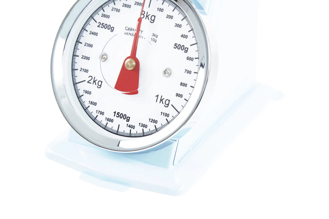 Olivier 3kg Pastel Blue Retro Kitchen Scale - Image 6