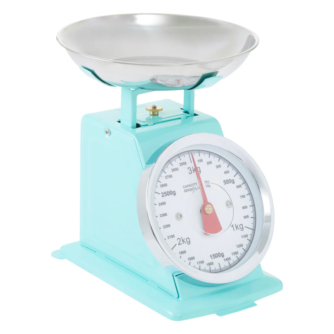 Olivier 3kg Pastel Green Retro Kitchen Scale - Image 2