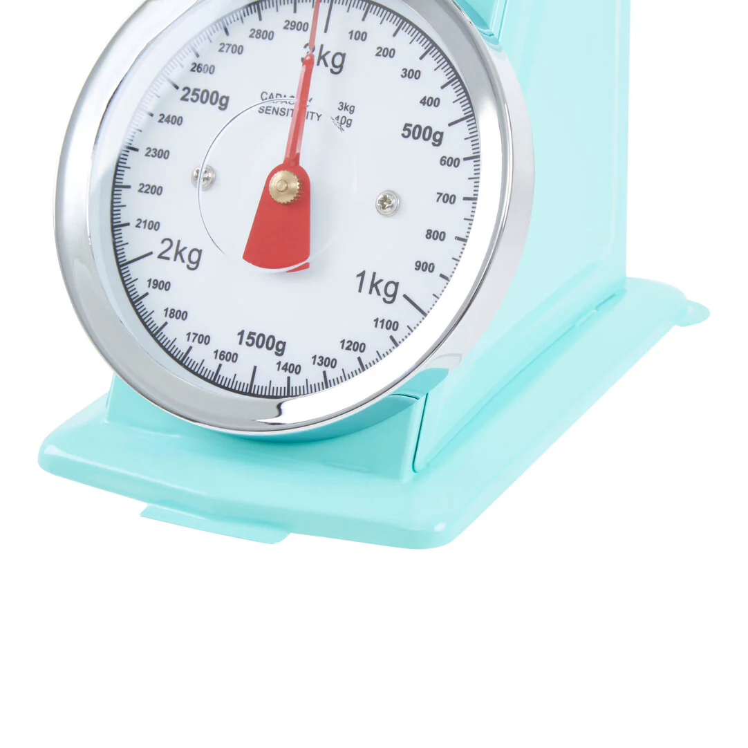 Olivier 3kg Pastel Green Retro Kitchen Scale - Image 6