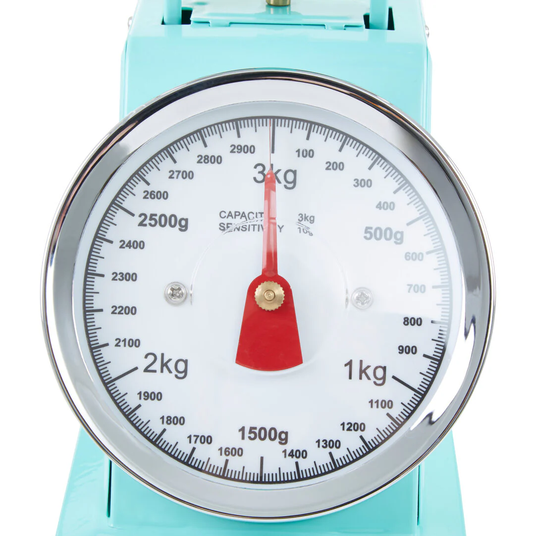 Olivier 3kg Pastel Green Retro Kitchen Scale - Image 7