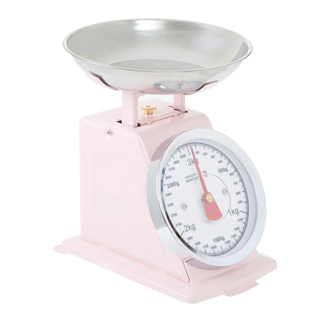 Olivier 3kg Pastel Pink Retro Kitchen Scale - Image 2