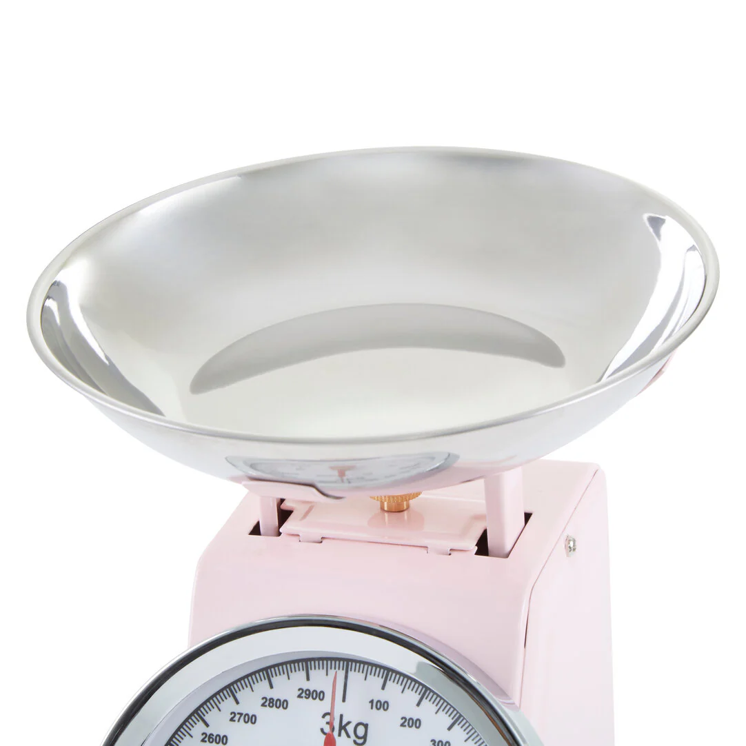 Olivier 3kg Pastel Pink Retro Kitchen Scale - Image 5