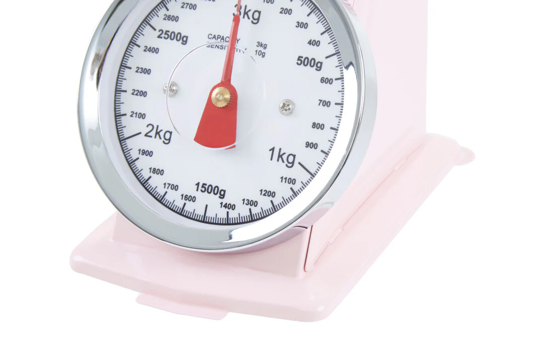 Olivier 3kg Pastel Pink Retro Kitchen Scale - Image 6