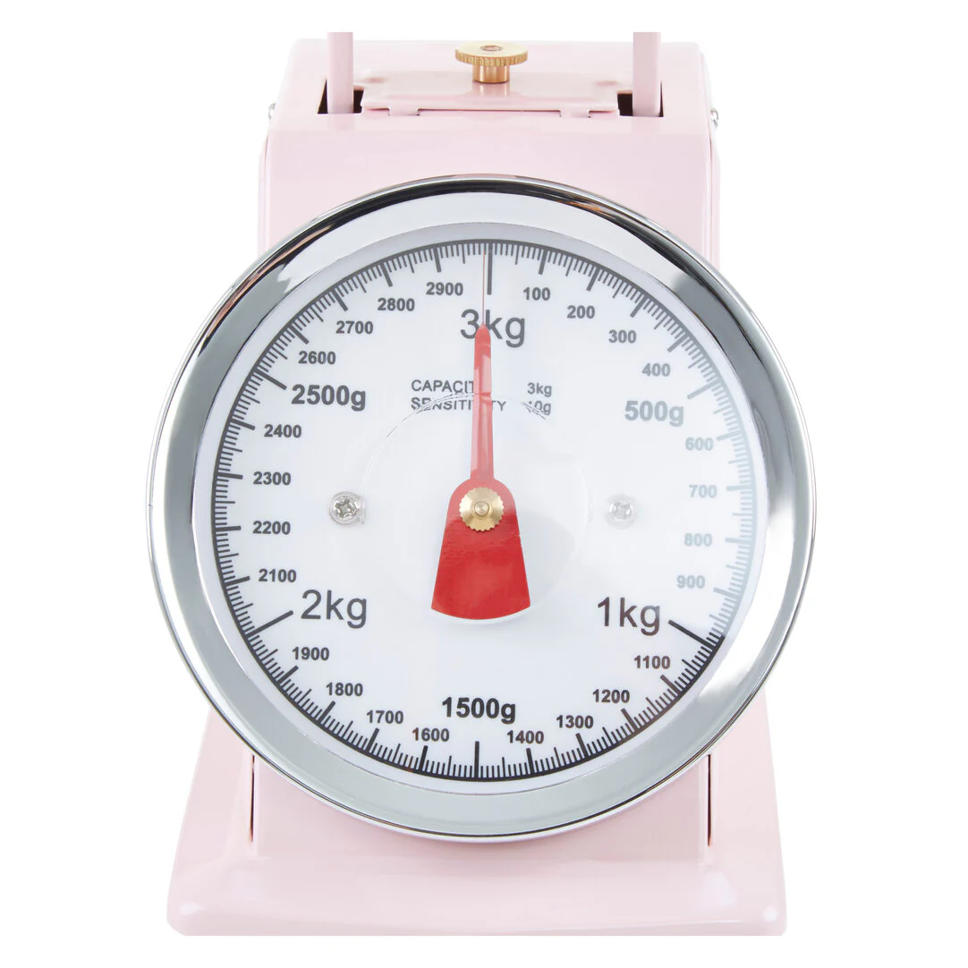 Olivier 3kg Pastel Pink Retro Kitchen Scale - Image 7