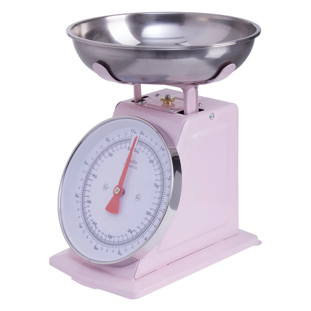 Olivier 5kg Pink Retro Kitchen Scale - Image 2